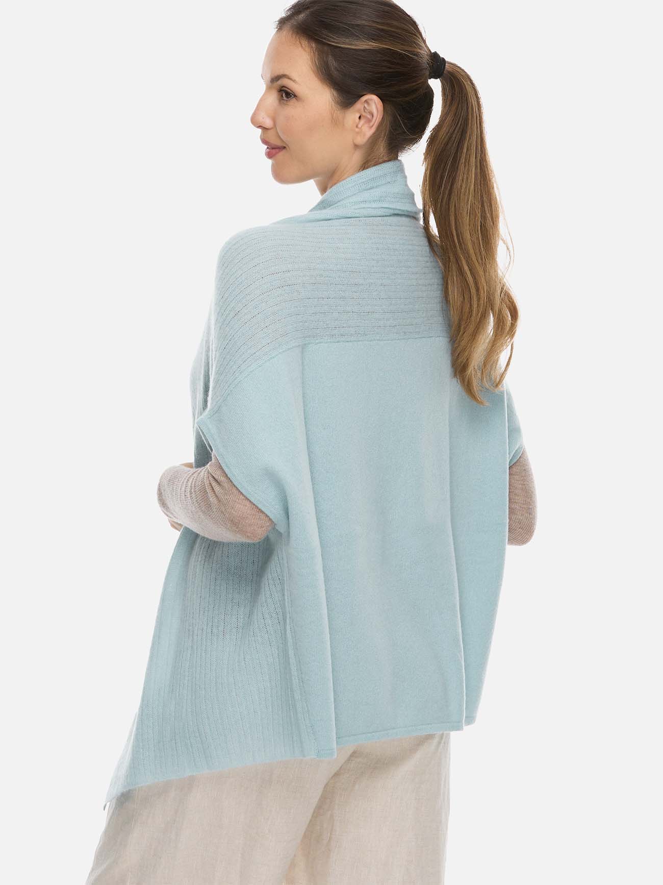 Aqua Blue Effortless Vest - Image 3