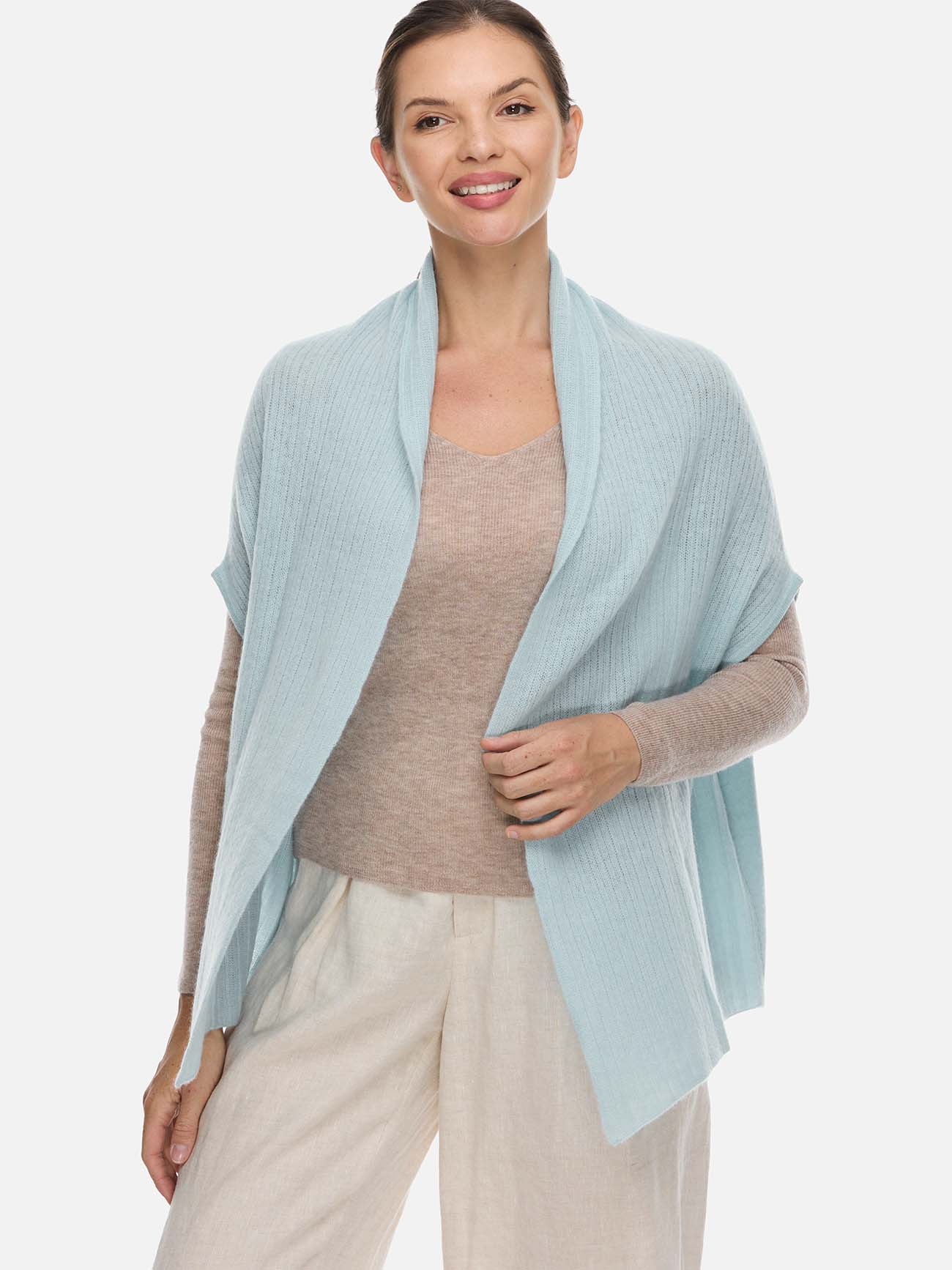 Aqua Blue Effortless Vest - Image 4