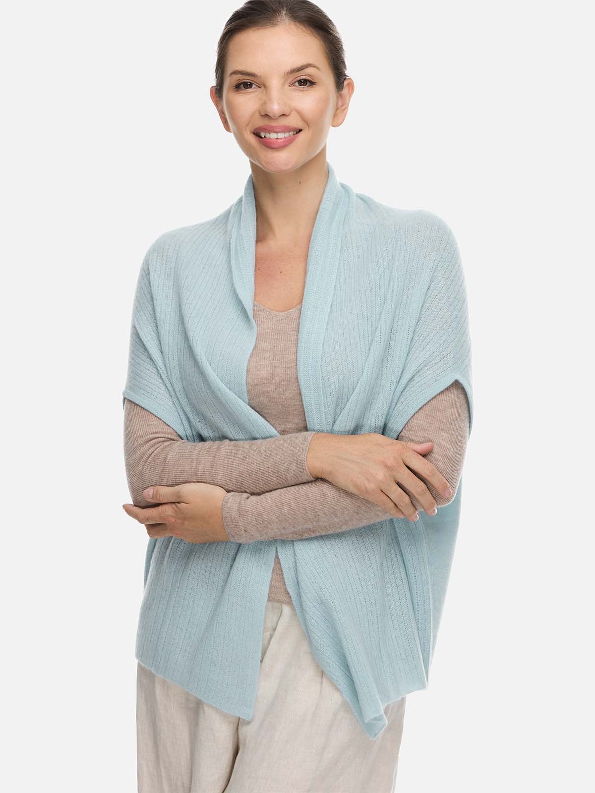 Aqua Blue Effortless Vest - Image 6