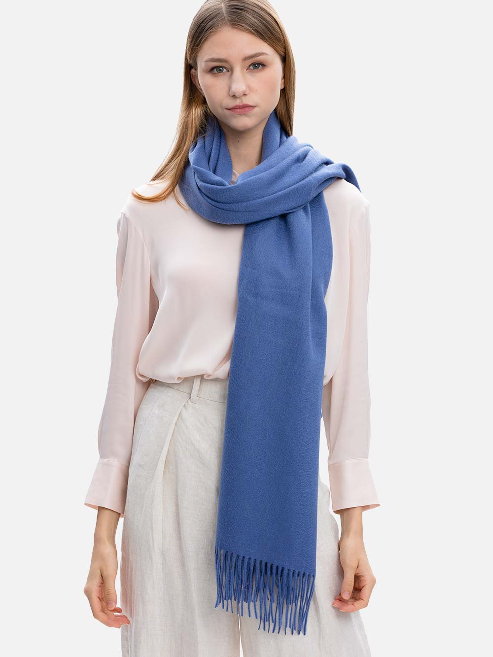 Blue Cashmere Wrap - Image 5
