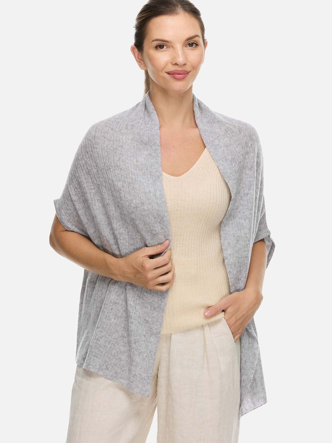 Gray Effortless Vest - Image 3