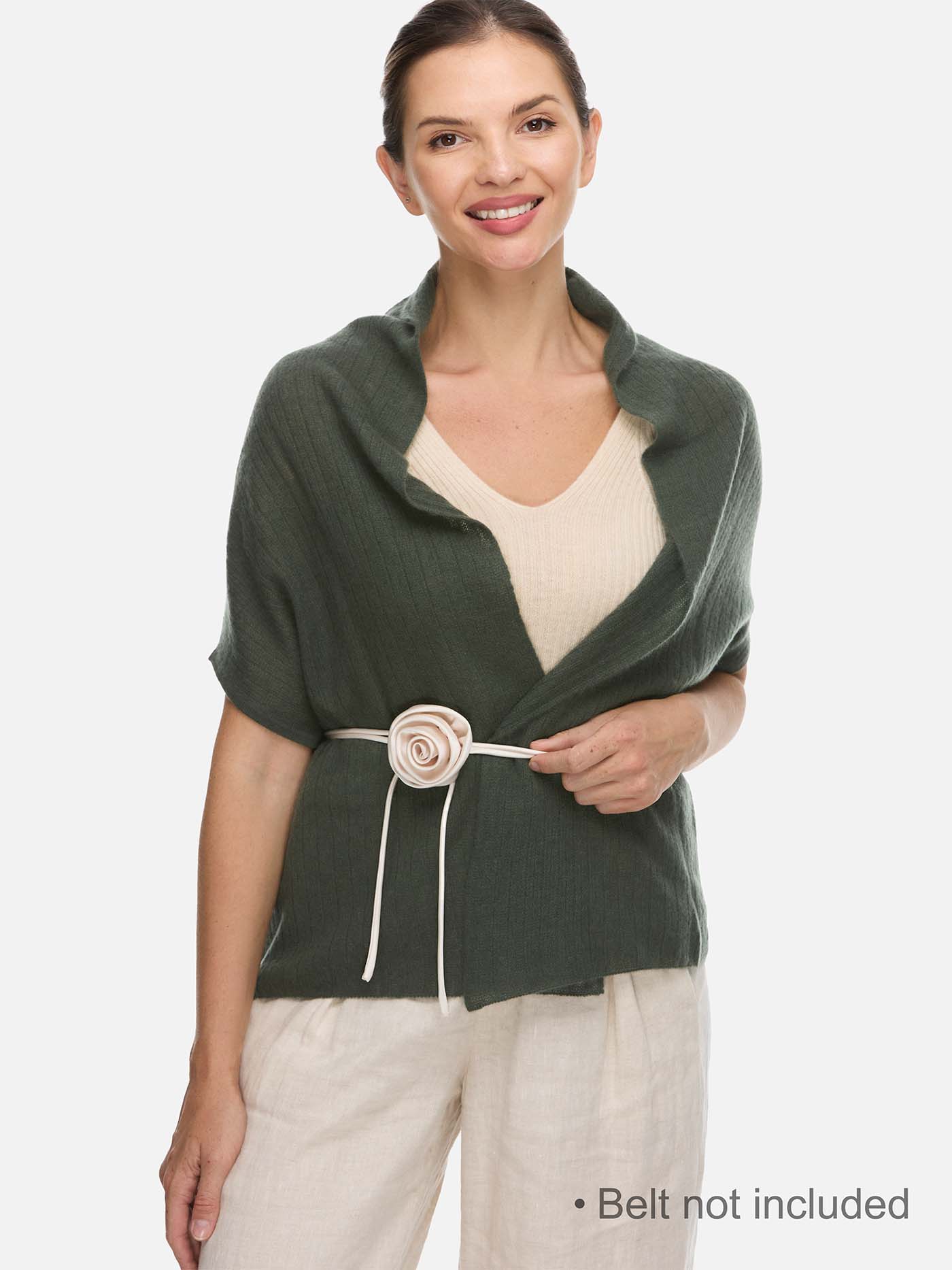 Olive Effortless Vest - Image 4