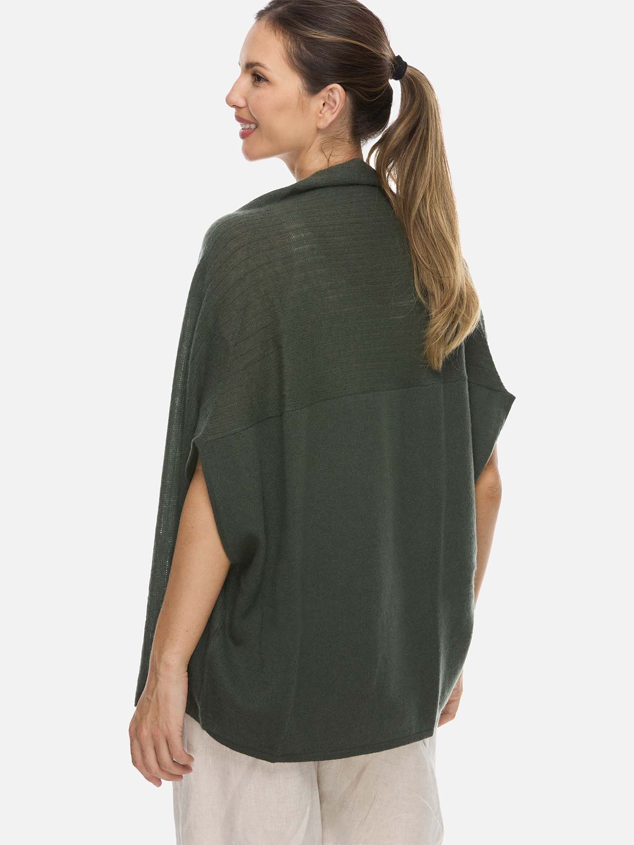 Olive Effortless Vest - Image 6