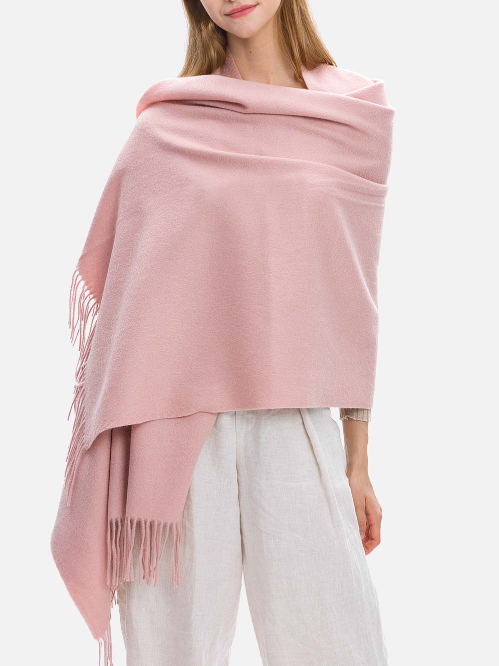 Pink Cashmere Wrap - Image 3
