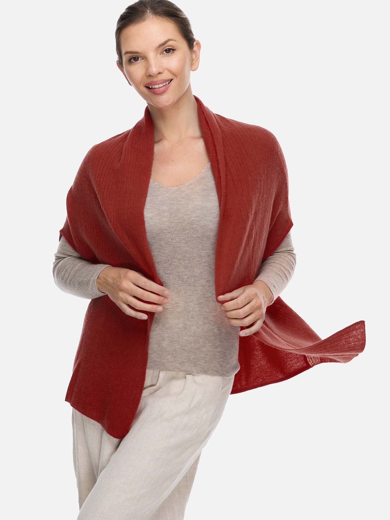 Rust Red Effortless Vest - Image 3