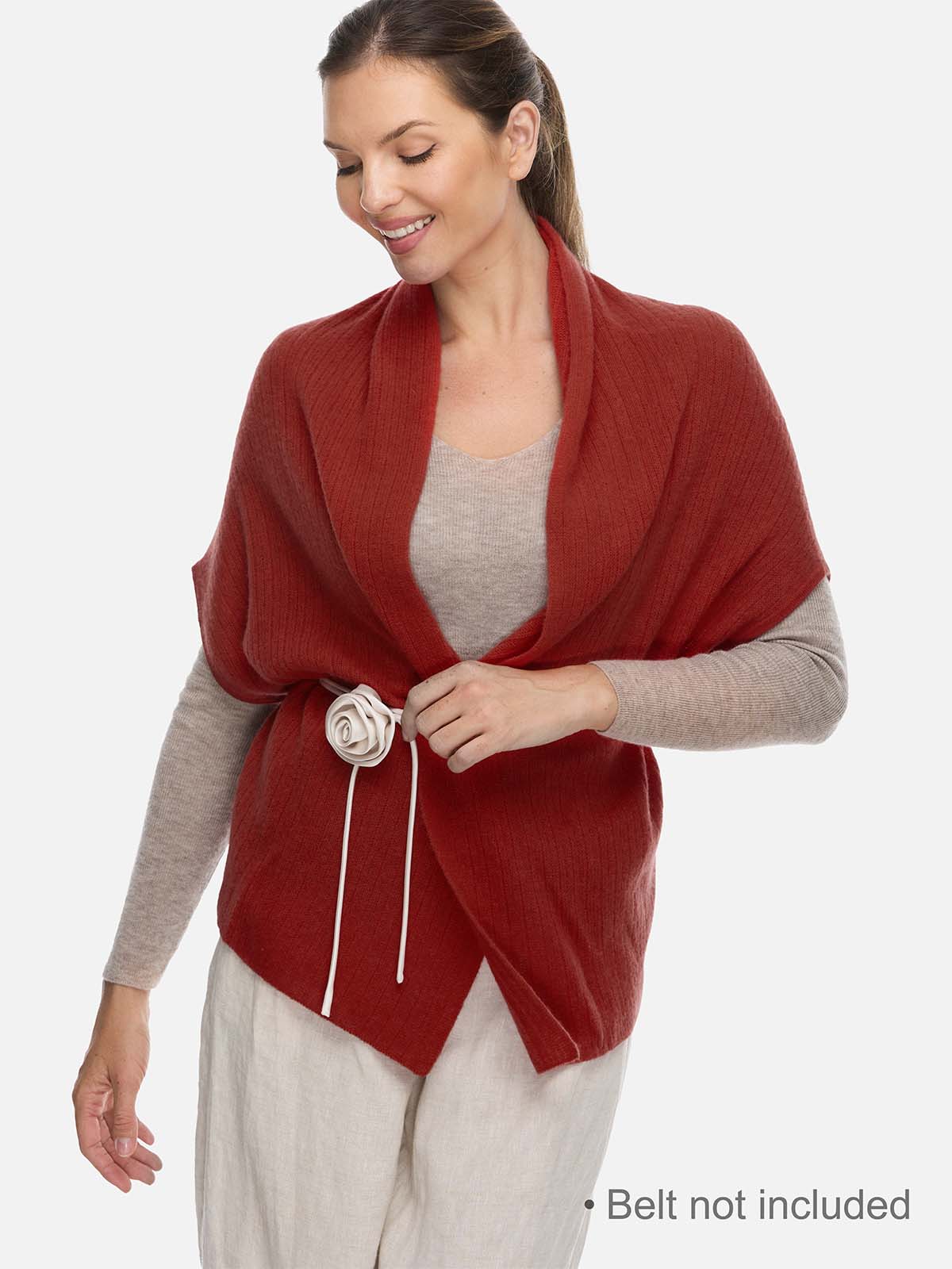 Rust Red Effortless Vest - Image 4
