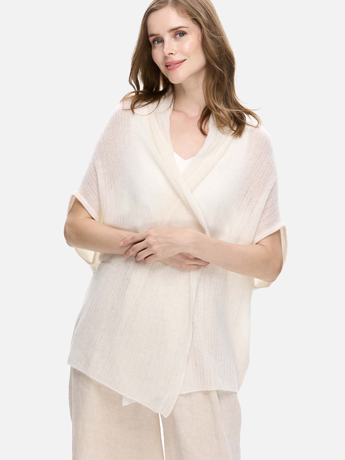 White Effortless Vest - Image 3