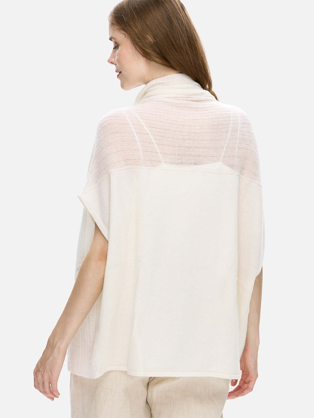 White Effortless Vest - Image 4