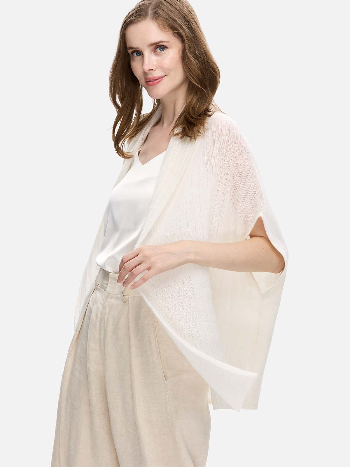 White Effortless Vest - Image 5