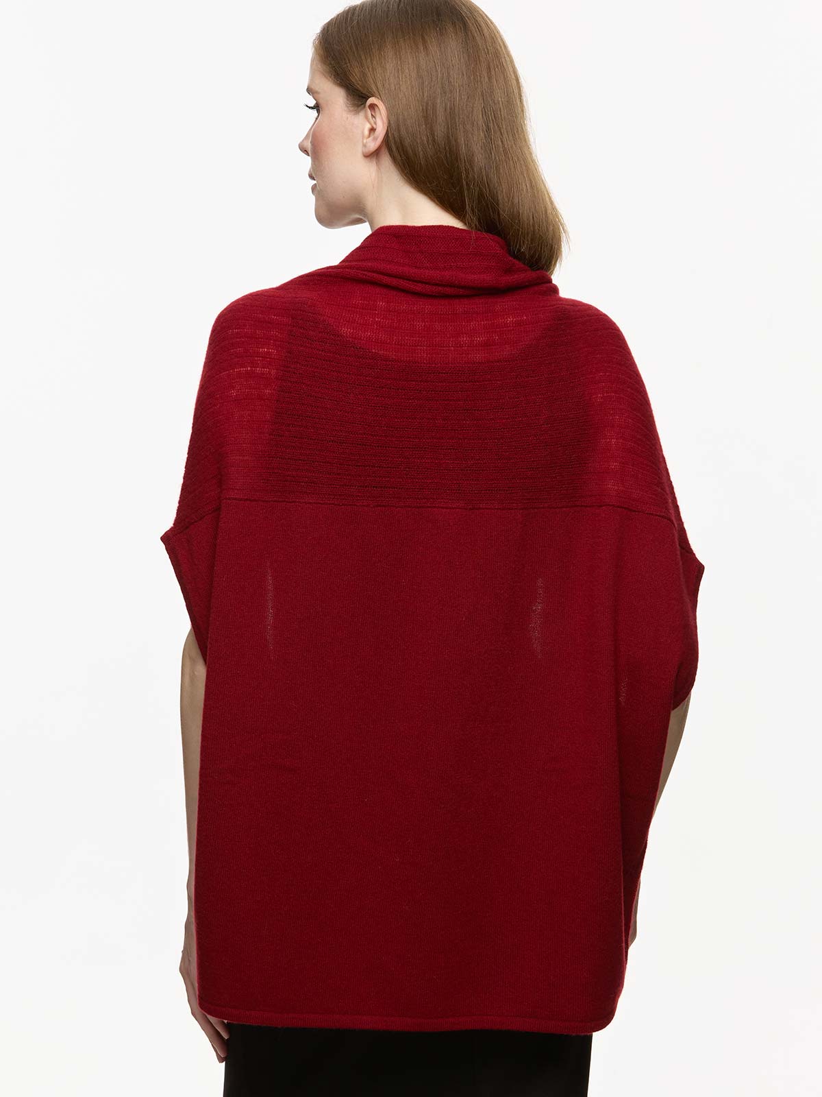 Wine Red Effortless Vest - Image 3